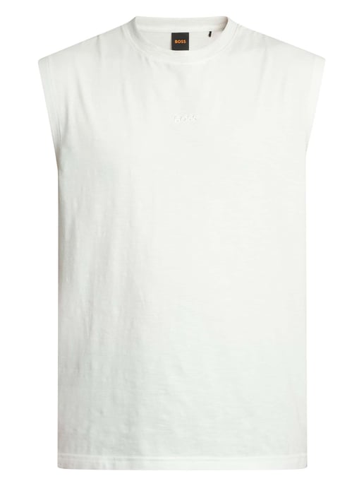BOSS Te Surf Logo Vest, Wit - Image 6