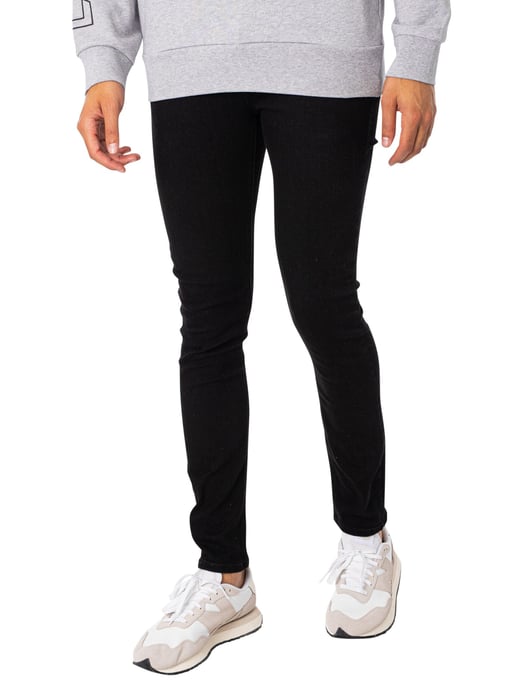 Jack & Jones Liam Original 773 Skinny Jeans, Black - Image 1
