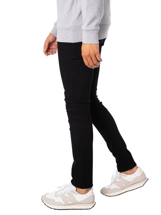 Jack & Jones Liam Original 773 Skinny Jeans, Black - Image 2