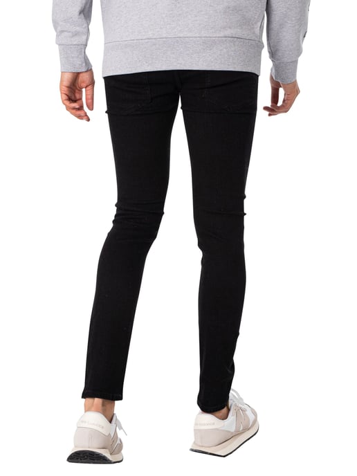 Jack & Jones Liam Original 773 Skinny Jeans, Black - Image 3