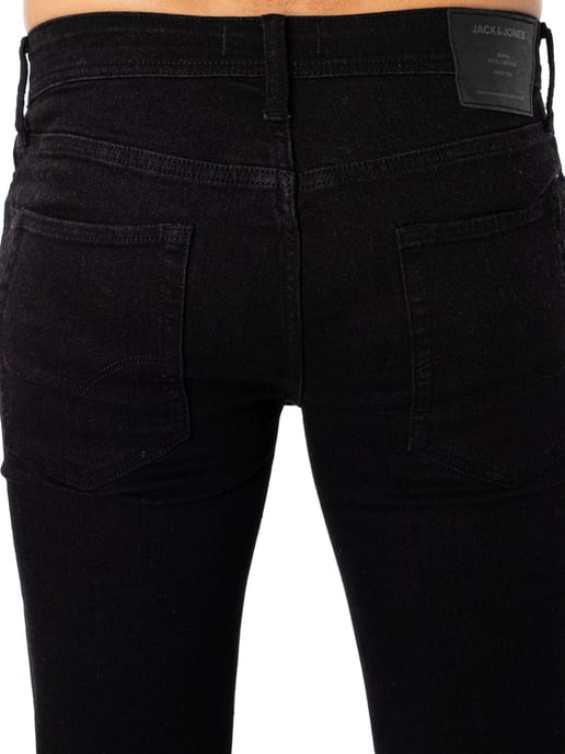 Jack & Jones Liam Original 773 Skinny Jeans, Black - Image 4