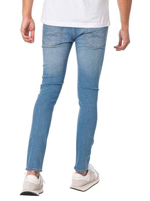 Jack & Jones Liam Original 770 Skinny Fit Jeans, Blue - Image 3