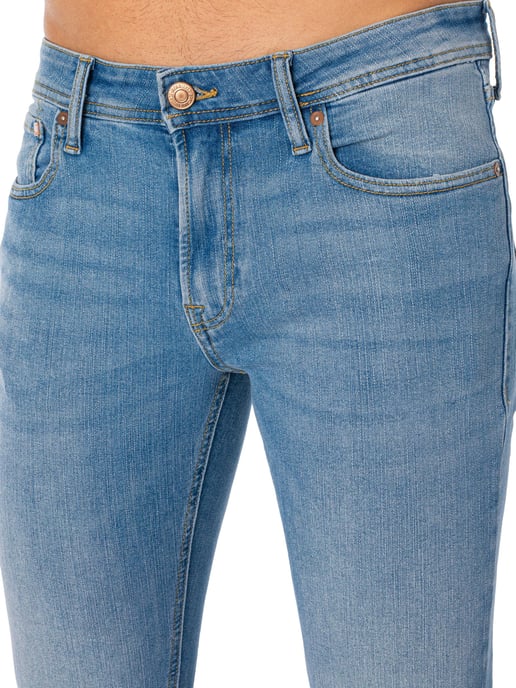 Jack & Jones Liam Original 770 Skinny Fit Jeans, Blue - Image 5