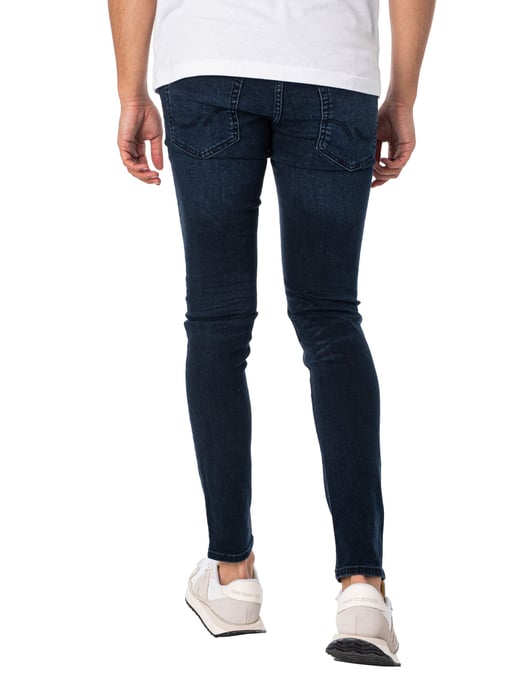 Jack & Jones Liam Original 004 Skinny Jeans, Blue - Image 3