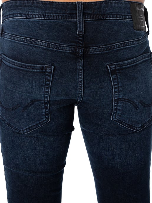Jack & Jones Liam Original 004 Skinny Jeans, Blue - Image 4