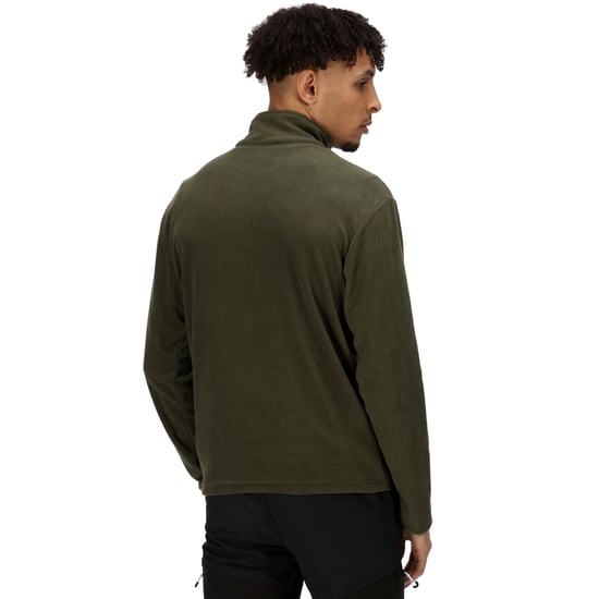 Regatta Thompson Fleece Sweatshirt Met Rits, Groen - Image 2