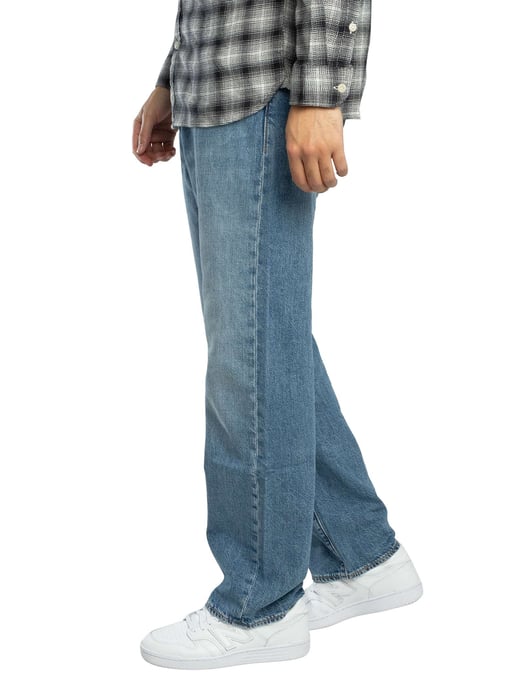 Levi's 555 Relaxed Straight Jeans, Blue - Image 2