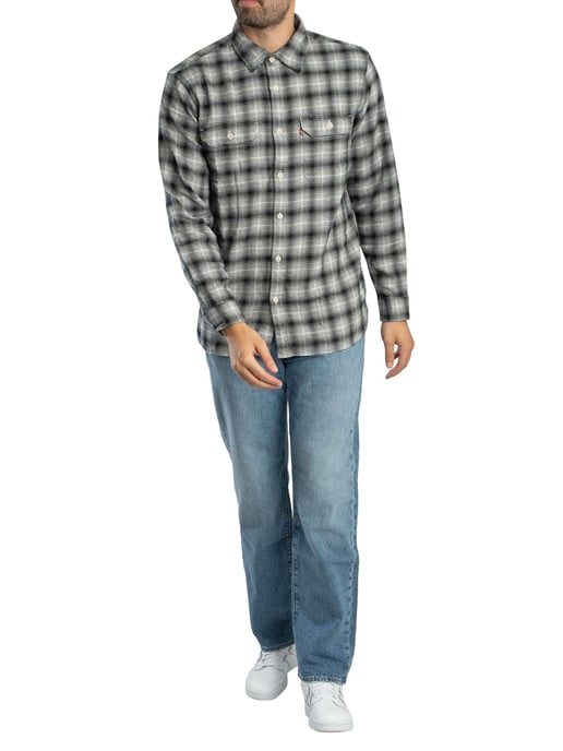 Levi's 555 Relaxed Straight Jeans, Blue - Image 6
