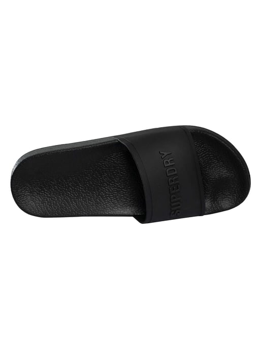 Superdry Premium Grafische Zwembadsliders, Zwart - Image 6