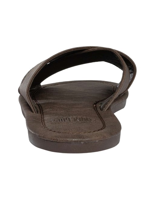 Superdry Vintage Kruisbandschuifjes, Bruin - Image 5