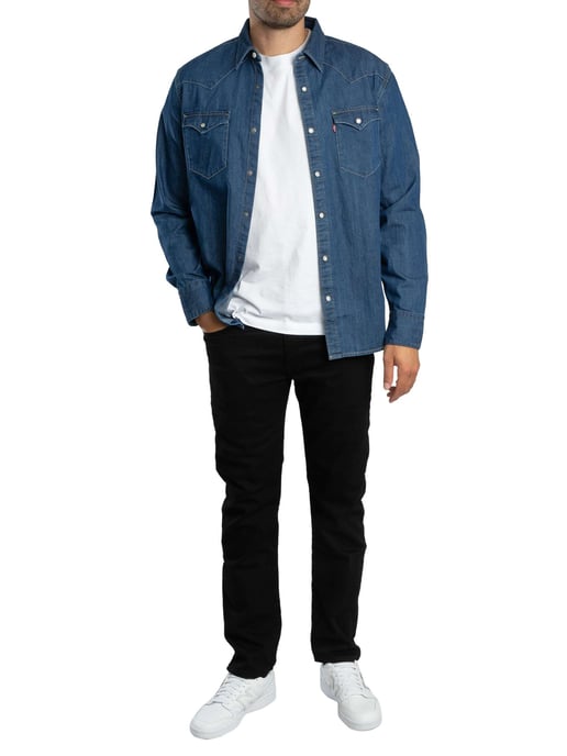 Levi's Barstow Western Shirt, Blue - Image 5