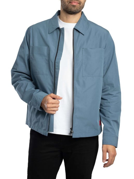 HUGO Evalom Overshirt, Blauw - Image 2