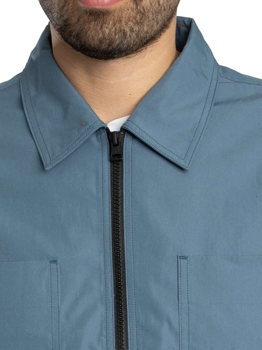 HUGO Evalom Overshirt, Blauw - Image 6