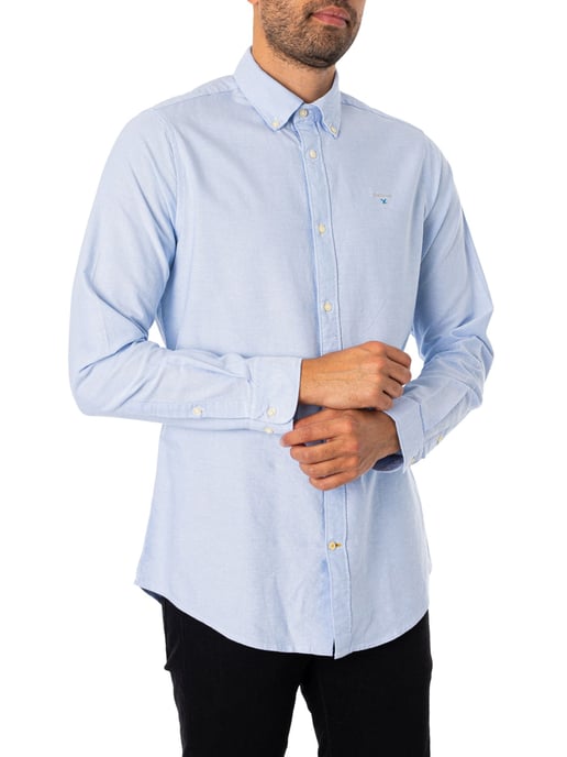 Barbour Oxtown-Overhemd Op Maat, Blauw - Image 2