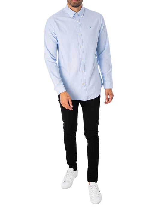 Barbour Oxtown-Overhemd Op Maat, Blauw - Image 5