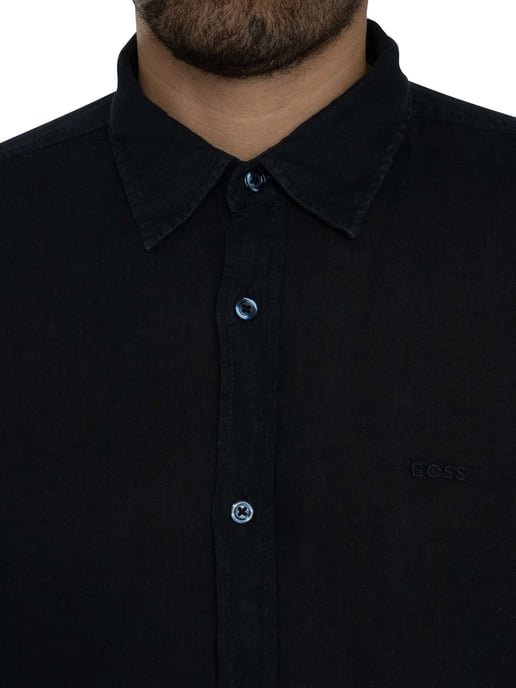 BOSS Elegant Regular Overhemd, Blauw - Image 4