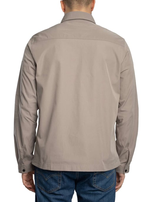 HUGO Emmond Zip Overshirt, Bruin - Image 4