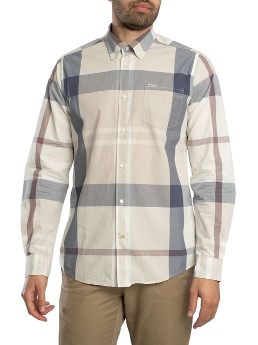 Barbour Harris Getailleerd Tartan Overhemd, Grijs - Image 2