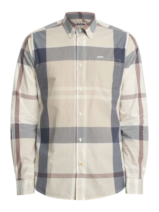 Barbour Harris Getailleerd Tartan Overhemd, Grijs - Image 6