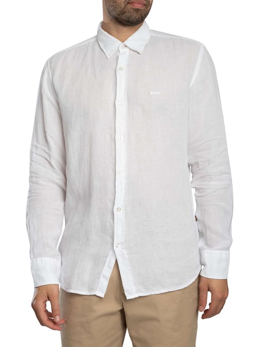 BOSS Elegant Regular Overhemd, Wit - Image 2