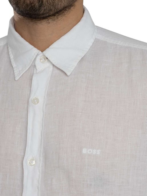 BOSS Elegant Regular Overhemd, Wit - Image 4