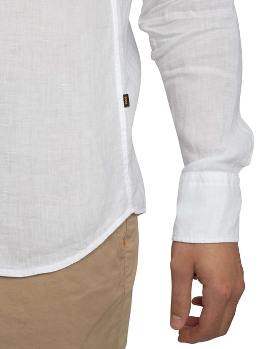 BOSS Elegant Regular Overhemd, Wit - Image 5