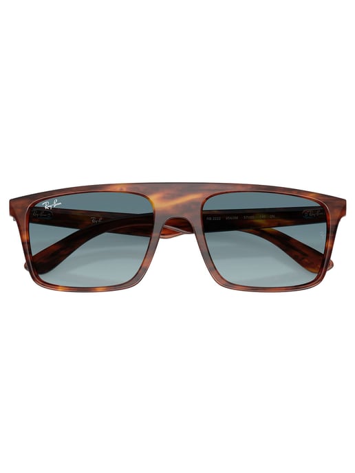 Ray-Ban RB2222 Vierkante Zonnebril, Bruin - Image 4