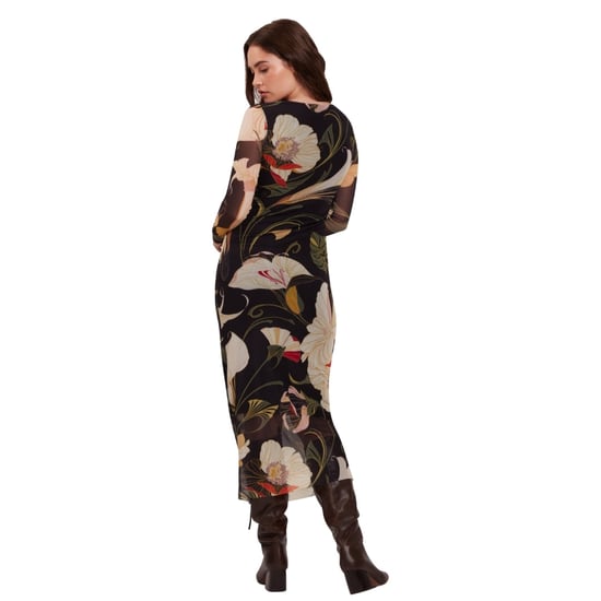 Ted Baker Bodycon Midi-jurk Met Print En Mesh En Plooien - Image 3