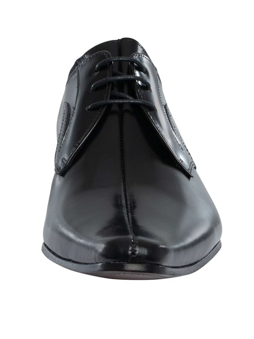 Jeffery West Derby Gepolijste Leren Schoenen, Zwart - Image 4