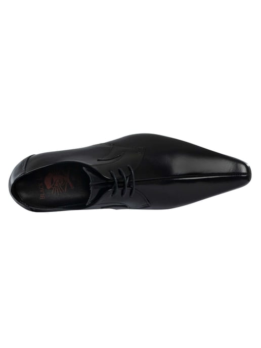 Jeffery West Derby Gepolijste Leren Schoenen, Zwart - Image 6