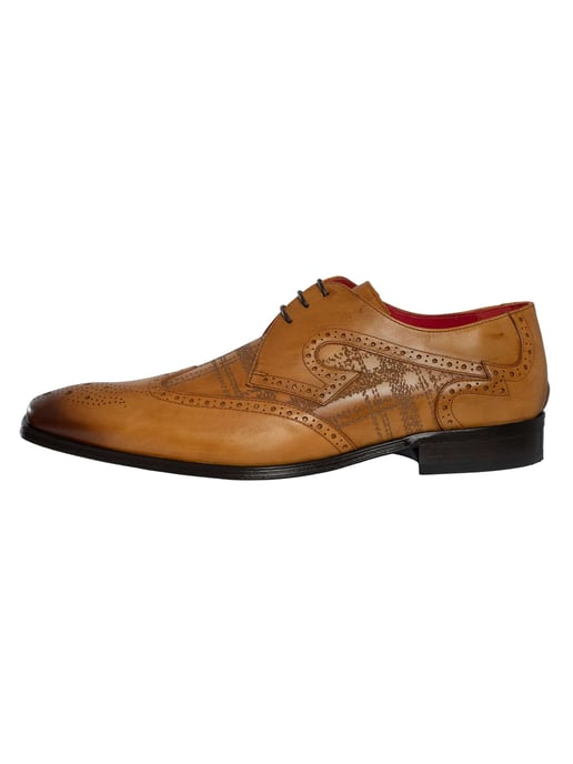 Jeffery West Scottish Leather Derby Shoes, Brown - Image 2