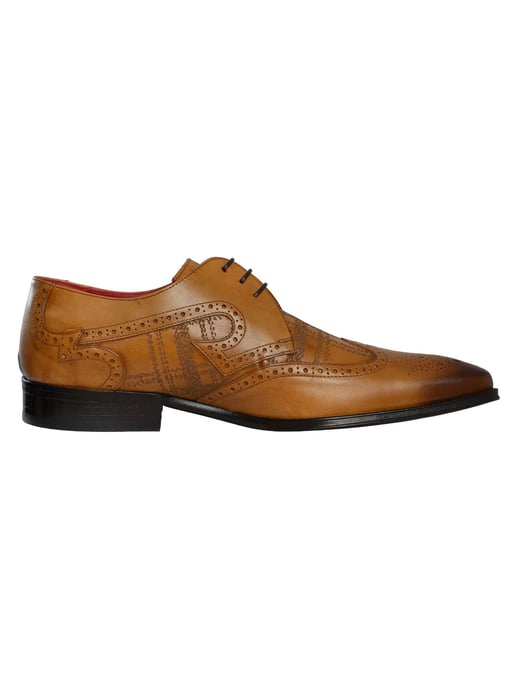 Jeffery West Scottish Leather Derby Shoes, Brown - Image 3