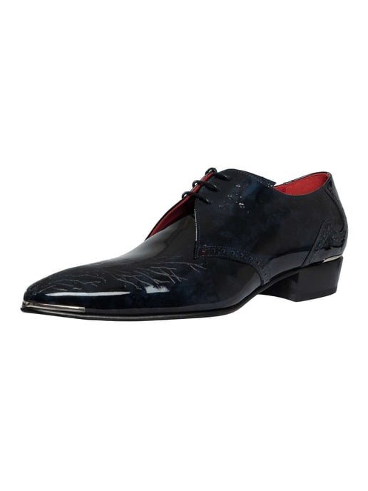 Jeffery West Branch Brogue Leren Schoenen, Blauw - Image 1