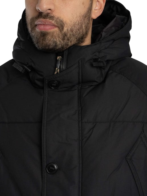 Superdry Expedition Puffer Parka Jacket, Black - Image 5
