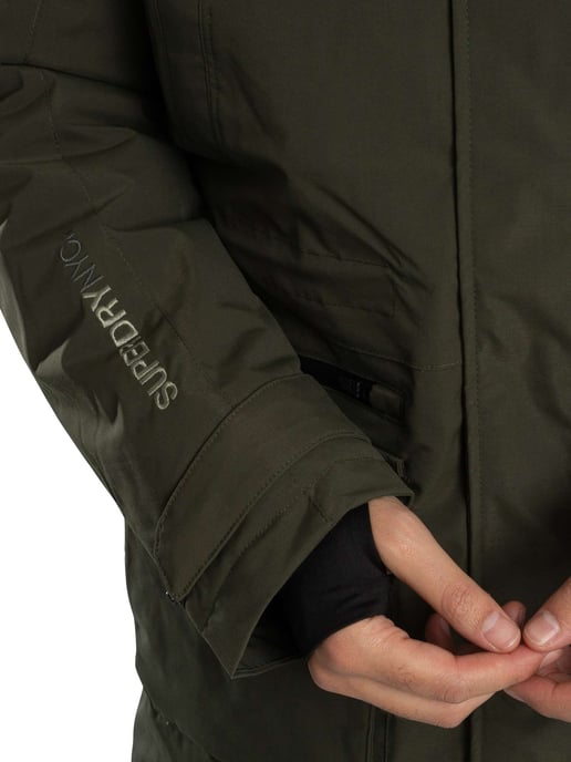 Superdry Gewatteerd Parka-Jack Van City, Groen - Image 6