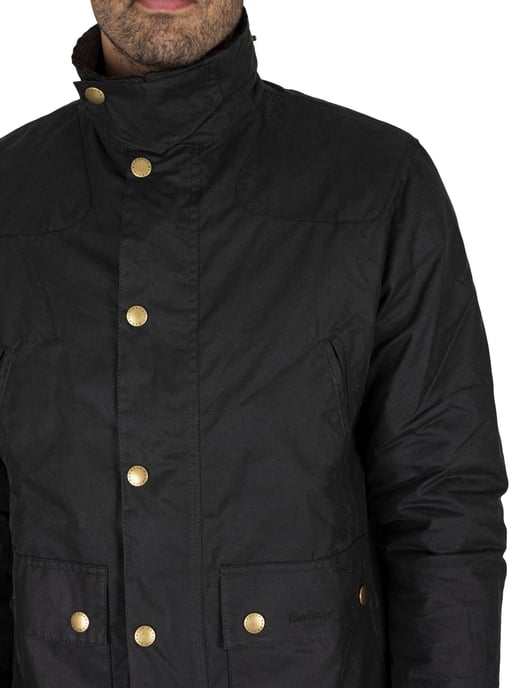 Barbour Reelin Wax Jas, Groen - Image 4