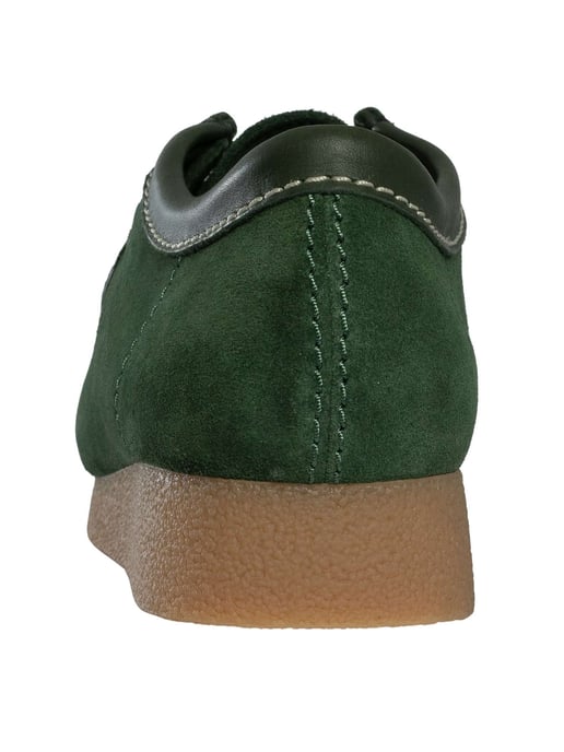 Clarks Wallabee Evo Suede Shoes, Green - Image 5