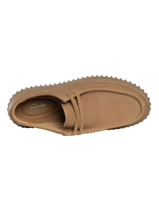 Clarks Torhill Lo Leather, Beige - Image 6