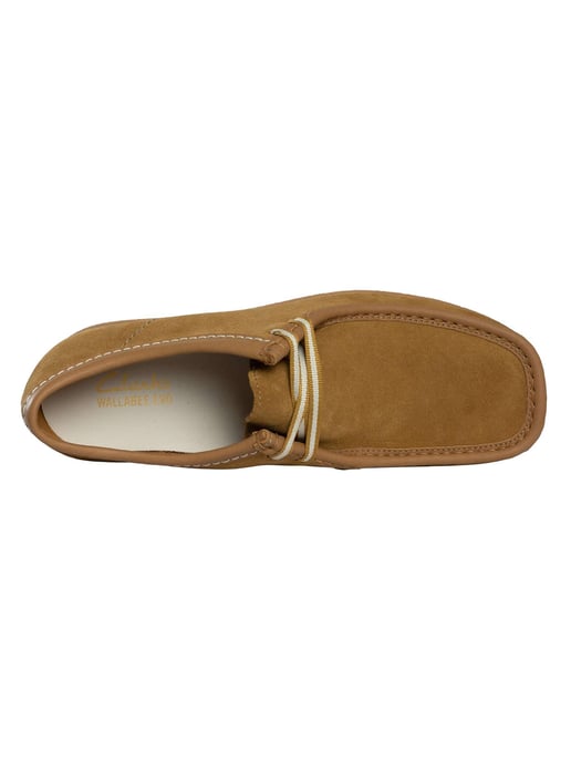 Clarks Wallabee Evo Suede Shoes, Brown - Image 6