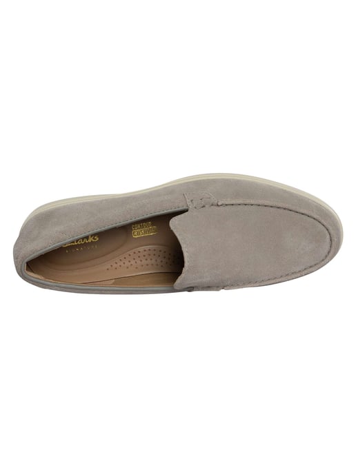 Clarks Torford Easy Loafers, Grey - Image 6