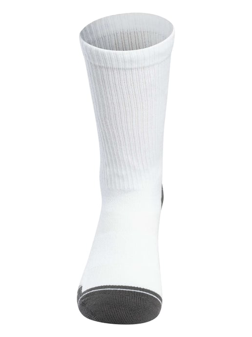 Under Armour 3 Pack Performance Tech Crew Socks, White - Image 5