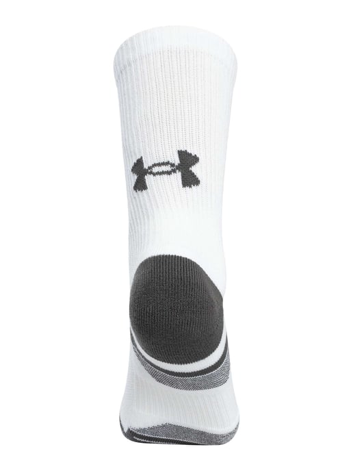 Under Armour 3 Pack Performance Tech Crew Socks, White - Image 6