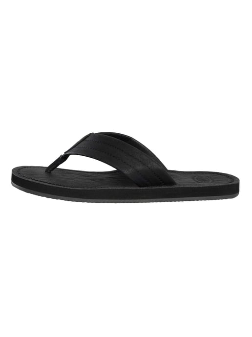 Superdry Vintage Flip Flops, Black - Image 2