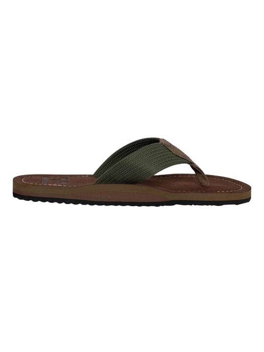 Barbour Toeman Flip Flops, Green - Image 3