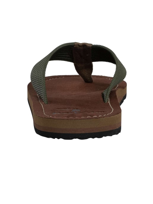 Barbour Toeman Flip Flops, Green - Image 5