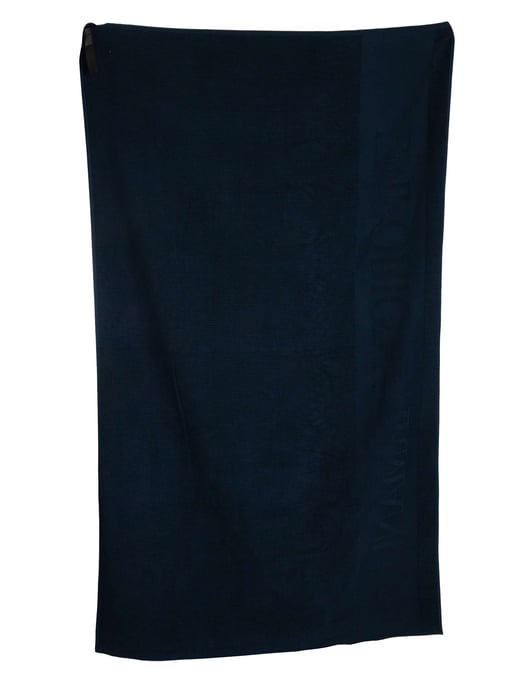 Emporio Armani Strandhanddoek Met Wafelstructuur, Blauw - Image 2