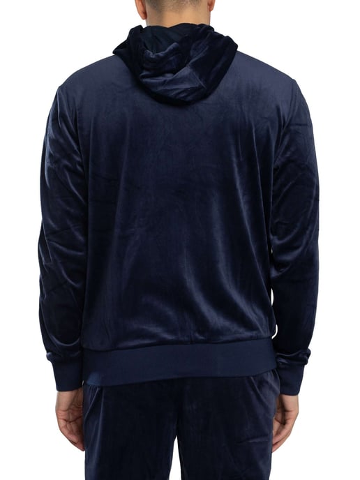 Fila Italo Velour Zip Hoodie, Blauw - Image 3