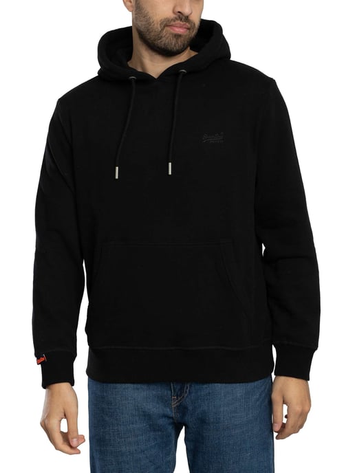 Superdry Essential-Hoodie Met Logo-Pullover, Zwart - Image 2