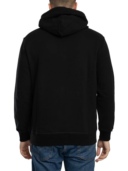 Superdry Essential-Hoodie Met Logo-Pullover, Zwart - Image 3