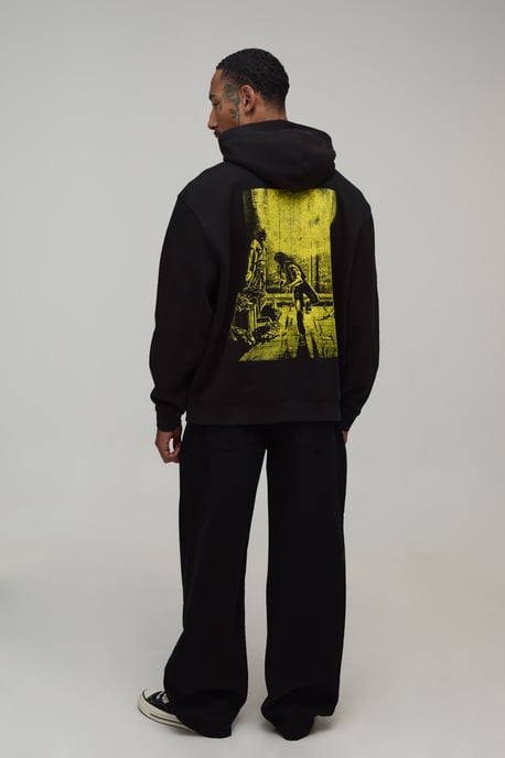 Oversized Iron Maiden License Hoodie - Image 2